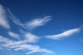 Clouds shaped like a bird with wings outstretched