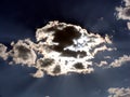 Clouds With a Silver Lining Royalty Free Stock Photo