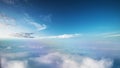 Clouds in sky atmosphere panorama Royalty Free Stock Photo