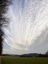 clouds on the sky at Helmstadt Royalty Free Stock Photo