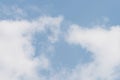 Clouds in the sky that look like faces Pareidolia Royalty Free Stock Photo