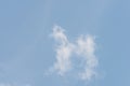 Clouds in the sky that look like faces Pareidolia Royalty Free Stock Photo