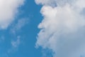 Clouds in the sky that look like faces Pareidolia Royalty Free Stock Photo