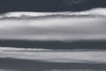 Clouds in sky, pattern background texture in black and white Royalty Free Stock Photo