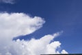 Clouds and the sky, spring in Balykchy Royalty Free Stock Photo