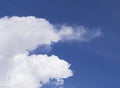 Clouds and the sky, spring in Balykchy Royalty Free Stock Photo