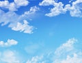 Clouds on sky - Stock image Royalty Free Stock Photo