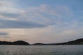 Clouds - Solina Lake in the Bieszczady Mountains in Poland - view from Polanczyk Royalty Free Stock Photo