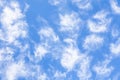 Clouds, spring sky. Royalty Free Stock Photo