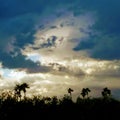 Clouds before a storm Royalty Free Stock Photo