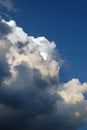 Clouds on storm sky