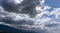 Clouds Sunrays Sunflowers Fields Kestel Bursa Turkey Royalty Free Stock Photo