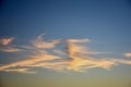 Clouds at Sunset, Norfolk Skies, England Royalty Free Stock Photo