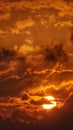 Clouds at sunset Royalty Free Stock Photo