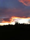 Clouds at sunset