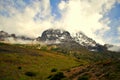 Clouds taking over the mountains