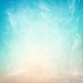 Clouds on a textured vintage background Royalty Free Stock Photo