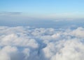 Clouds under the feets Royalty Free Stock Photo