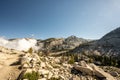 Clouds Waft in the Valley Near Aster Lake in Sequoia