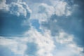 Clouds water reflection riple lake river