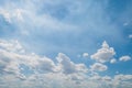 Clouds white soft in the vast blue sky Royalty Free Stock Photo