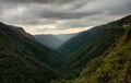 Clouds willing to touch Slop of the Mountains