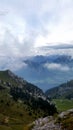 Cloud bover switzerland Royalty Free Stock Photo