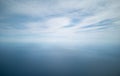 Cloudscape from above. blue sky cumulus clouds. Earth from above. Nature background Royalty Free Stock Photo