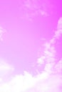 Cloudscape in an abstrack pink sky