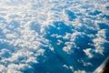 Cloudscape background . Blue sky and white cloud. Royalty Free Stock Photo