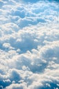Cloudscape background . Blue sky and white cloud. Royalty Free Stock Photo