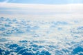 Cloudscape background . Blue sky and white cloud. Royalty Free Stock Photo