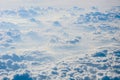Cloudscape background . Blue sky and white cloud. Royalty Free Stock Photo