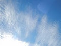 Abstract Cloud Formation In The Blue Sky Background Royalty Free Stock Photo