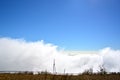 Cloudscape, Blue sky against clouds in Thailand. Royalty Free Stock Photo