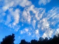 Cloudscape with blue sky Royalty Free Stock Photo