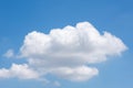 Cloudscape blue sky and clouds in summer background Royalty Free Stock Photo