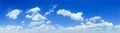 Cloudscape - Blue sky and white clouds Royalty Free Stock Photo