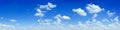 Cloudscape - Blue sky and white clouds Royalty Free Stock Photo