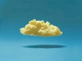Cloudscape - Blue sky and white clouds, wide panorama Royalty Free Stock Photo