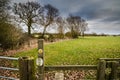 Cloudscape in the countryside Royalty Free Stock Photo