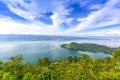 Cloudscape of danau toba Royalty Free Stock Photo