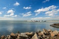 The cloudscape of Hulun lake Royalty Free Stock Photo