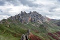 Cloudscape and mountains in Zizhu temple scenic spot