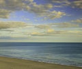 Cloudscape over beach Royalty Free Stock Photo