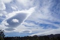 Cloudscape over Gran Canaria Royalty Free Stock Photo