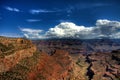 Cloudscape over Grand Canyon Royalty Free Stock Photo