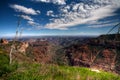 Cloudscape over Grand Canyon Royalty Free Stock Photo