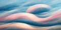 Cloudscape painting color wave blur pastel clouds AI generated