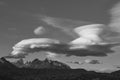 Cloudscape in Patagonia, Chile Royalty Free Stock Photo